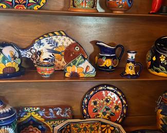 talavera pottery the fish is not at the sale