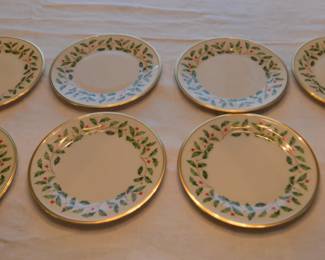 Christmas plates