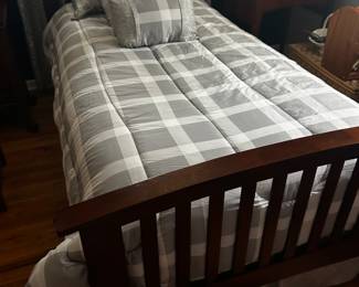 Nice Mission Style Twin Bed