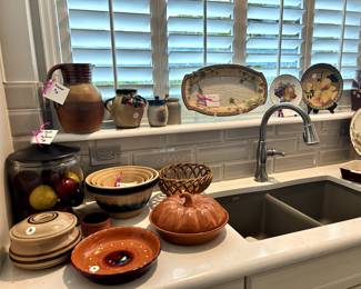 Kitchen Pottery and Platters