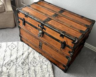 Very Cool Antique Steam Chest