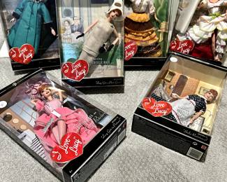 Collectibles - Mattel's I Love Lucy Dolls with Boxes
