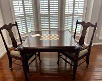 Annessa Lark Manor Wood Game Table Set