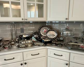 Sterling Silver and Silver Plate by: Wallace, Wilton Armetale, W.M.Rogers, Reed & Barton, and more...