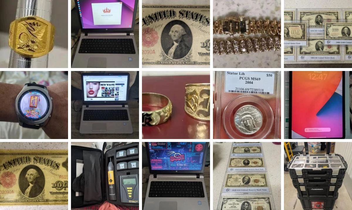 WAIMALU STORAGE TREASURES 2 CTBids Online Auction • Bidding Ends 10/23/25 • Pickup 10/25/25 It's Locker Mania! So many awesome lots including collectible coins and bills, fine gold jewelry and gems, computers, laptops, devices, video games and systems, tools and tool cabinets, electronics, household goods, mystery lots, cosmetics, security equipment, art, the contents of an entire locker and so much more! What will you find?