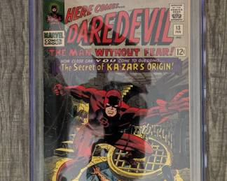 WST097 DAREDEVIL #13 8.0 CGC Universal Grade #2 of 66. Comic Book from the Silver Age.