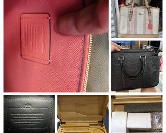 WST122 "COACH" Bags and Designer Keepsake Box: See Pictures