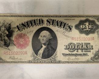 WST123 (1)1917 "UNITED STATES DOLLAR" Currency for Collectors.