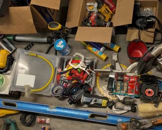 WST111 Entire Storage Locker! "What you See is What you Get." Carpenter Tools and All! See Pictures!