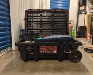 WST063 A "HUSKY" Rolling Toolbox & Miscellaneous Items. Bid to Win. See Pictures in the Description.