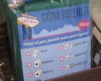 Casino table felts