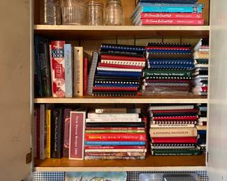 Just a sample of the cookbooks available!