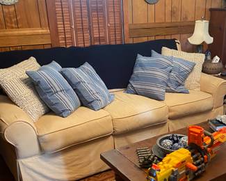 Slipcover sofa