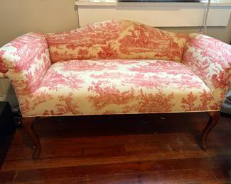 French toile loveseats