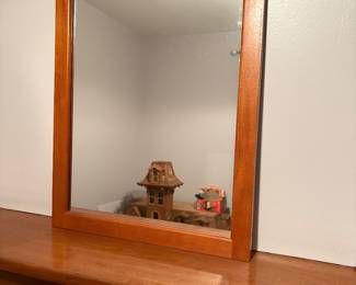 Wood mirror