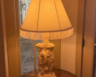 Italian lamp with shade