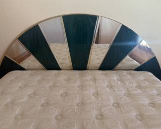 King sized headboard. Very unique
