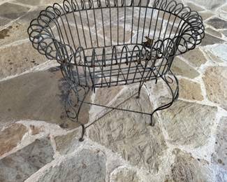 Wrought iron plant stand