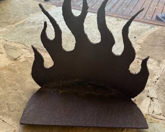 Metal work flame