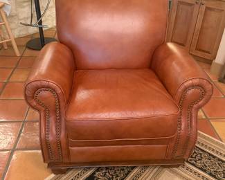 Beautiful leather chair. Lightly used.