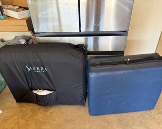 Massage table and floor mat. Both like new!