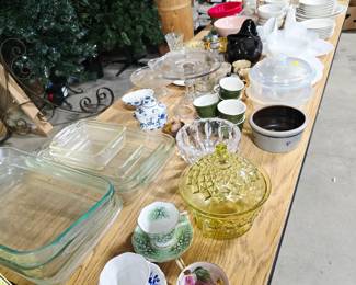 Indiana Glass, Royal Albert, Pyrex and More