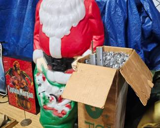 Empire Santa Blow Mold - 6Ft Aluminum Christmas Tree