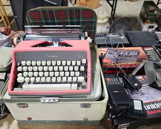 Olympia Pink Typewriter