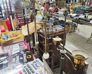 Floor Lamps & Misc Signs