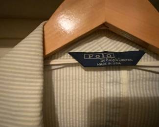 Polo By Raph Lauren Men's Blazer - Pinstripe