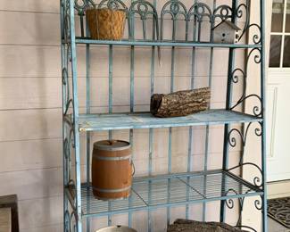 Vintage Metal Baker's Rack