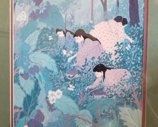 Native American Artist - Virginia Stroud - Signed Print - Vintage 1990's