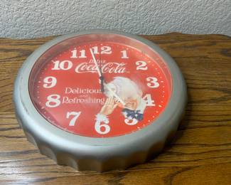 Vintage Coca-Cola Bottle Cap Clock
