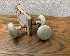 Vintage Porcelain Door Knobs