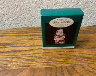 1993 Hallmark "Cool Santa" Coca-Cola Ornament