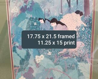 Native American Artist - Virginia Stroud - Signed Print - Vintage 1990's