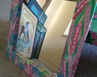 Native American Artist - Virginia Stroud - Signed Original Painted Mirror