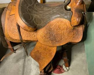 Vintage Western Saddle