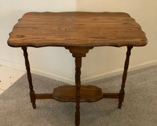 MCM Wood Accent Table