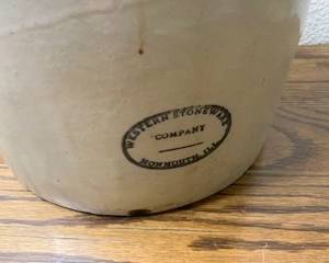 Vintage Western Stoneware 2-Gallon Jug