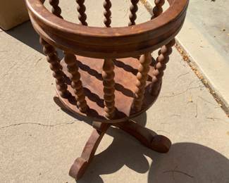 Handmade MCM Furniture Piece. Was Used For Yarn Storage…Perfect For The Craft Room Or For A Unique Living Room Piece!