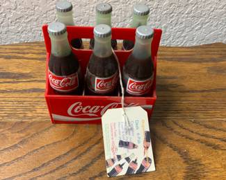 Vintage 90's Coca-Cola 6-Pack Desk Organizer