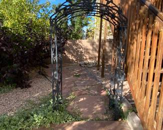 Metal Garden Arbor