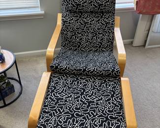 IKEA Black/White Chair