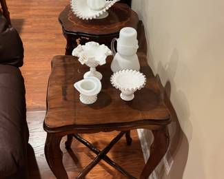 Vintage Inlaid End Table