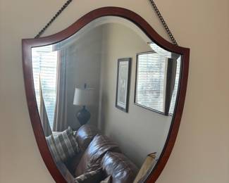 Vintage Beveled Mirror