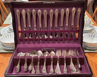 Silverplate for 12, Serving Pcs.