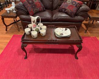 Vintage Inlaid Table, Sofa