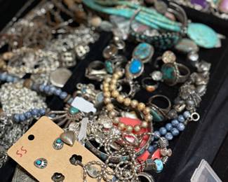 Sterling & turquoise jewelry 