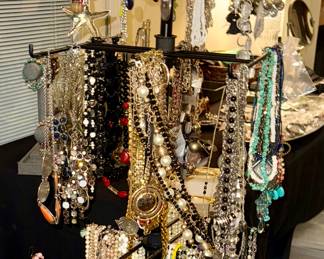 Assorted costume jewelry 
